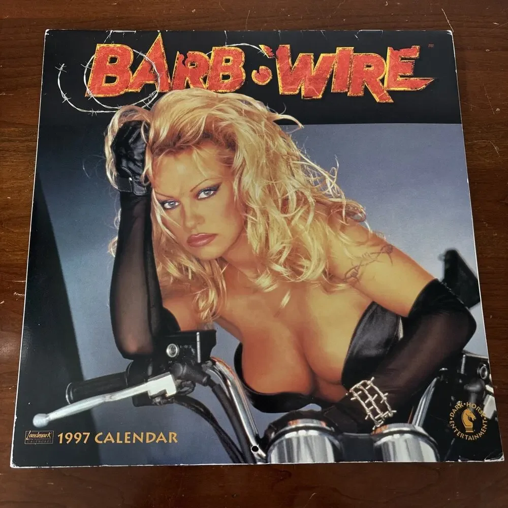 Barb Wire Pamela Lee Anderson 1997 Calendar Landmark Dark Horse Vintage Preowned